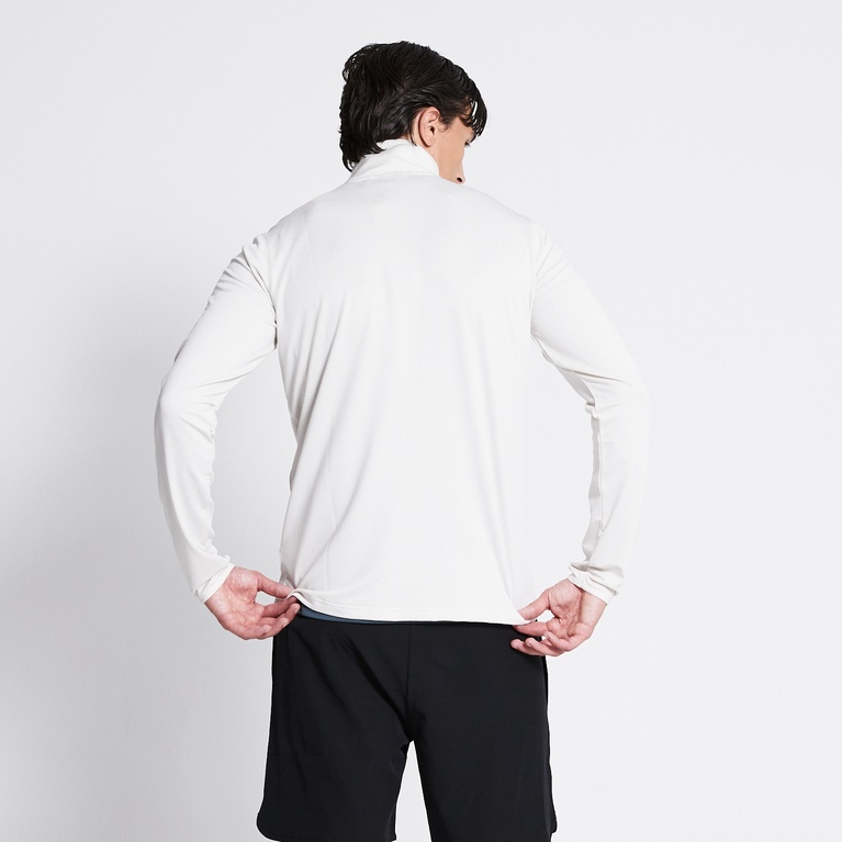 Functional sweater "MS Warm-up Jacket" White